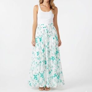 NWT Dorothee Schumacher Bold Flowers Skirt Maxi Flowy Summer Sz 4 US 10